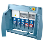 GEWISS - GEWGW68594 Q-BOX 6 - CON SPINA FISSA - CABLATO - 6 2P+T 16A - IP55