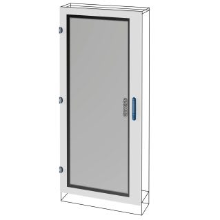 GEWISS - GEWGWD3068 PORTA IN VETRO - QDX 630 L - PER STRUTTURE 600X1600MM