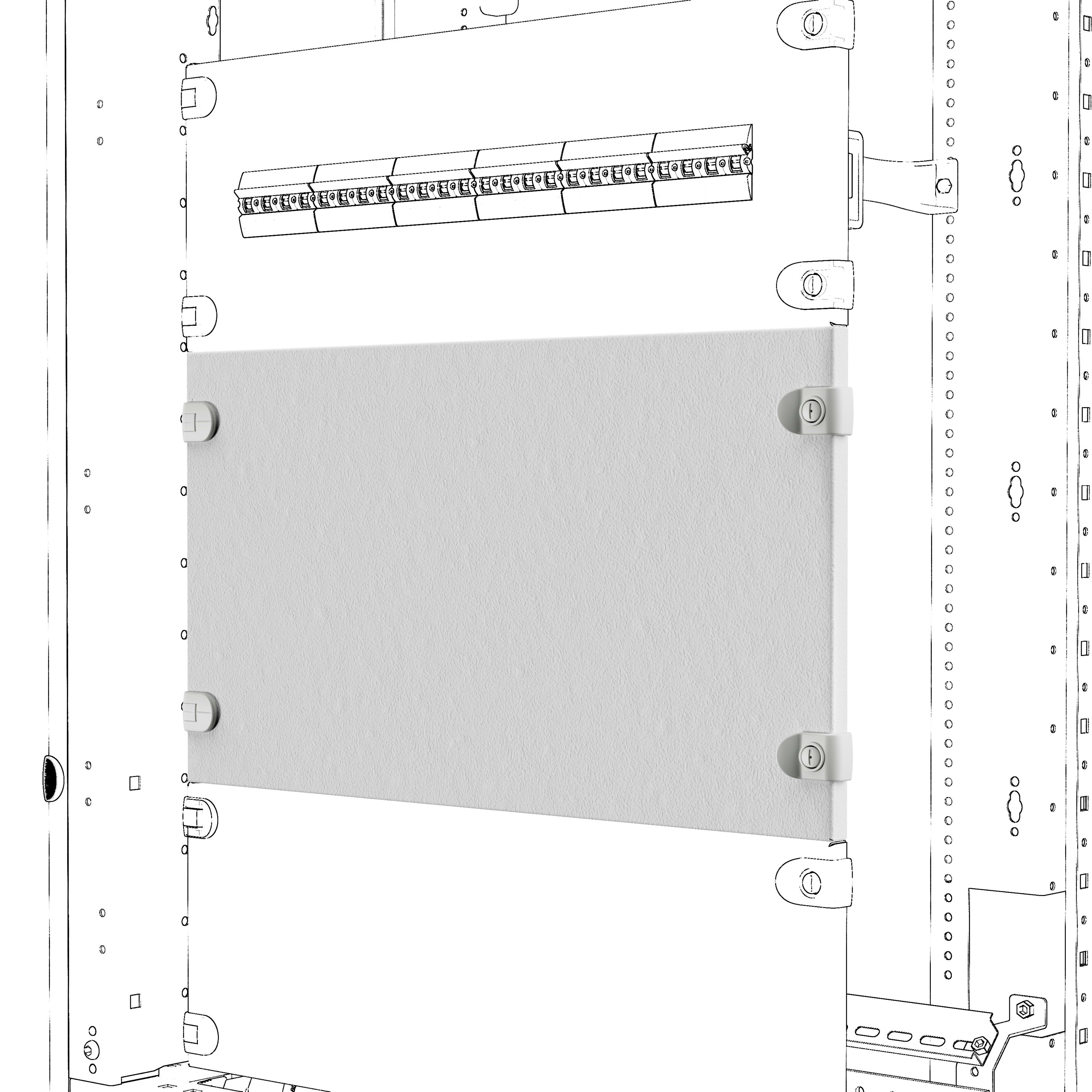 GEWISS - GEWGWD3328 QDX PANNELLO PIENO 850X150