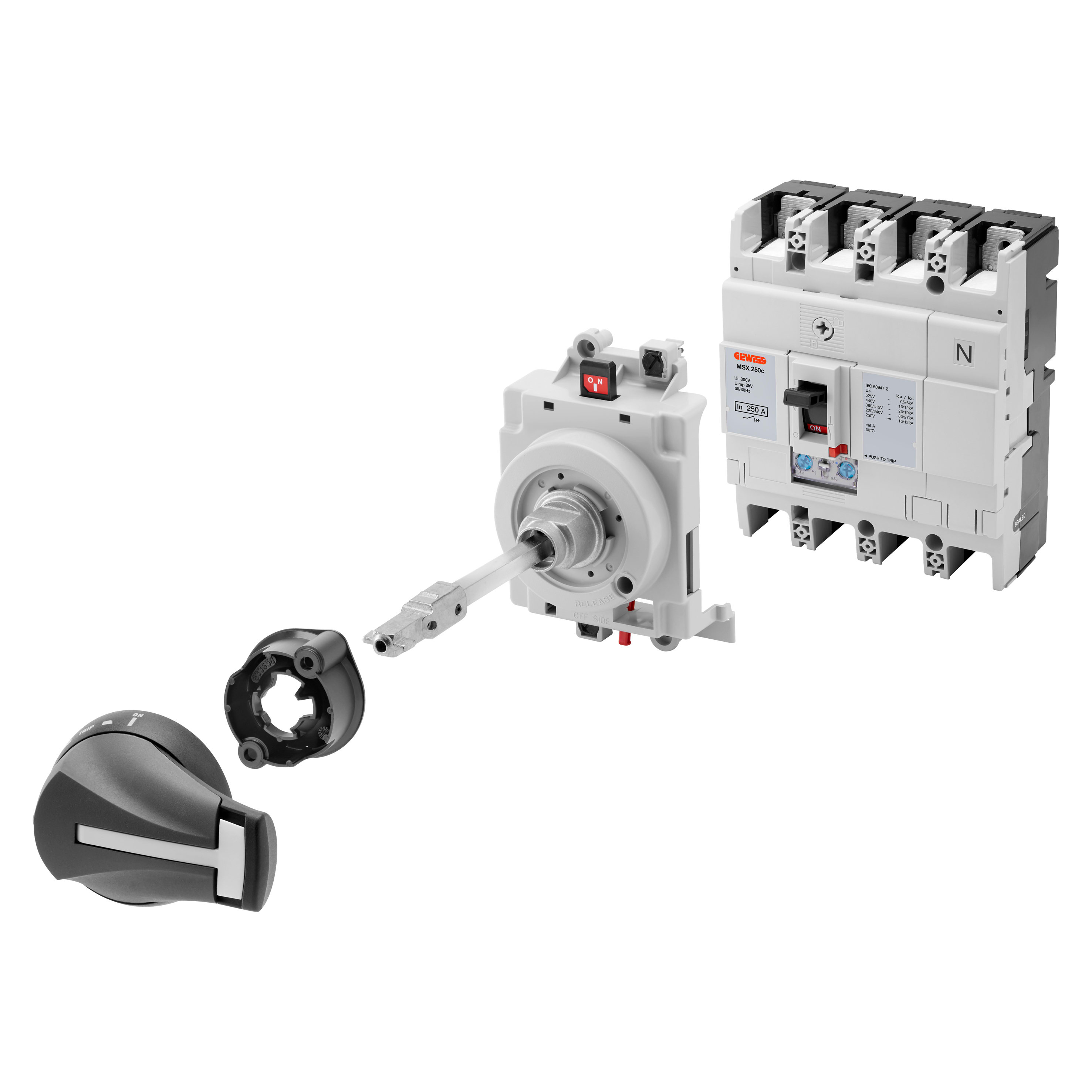 GEWISS - GEWGWD8630 MANOVRA ROT RINV IP5X MSX/E/D160-250