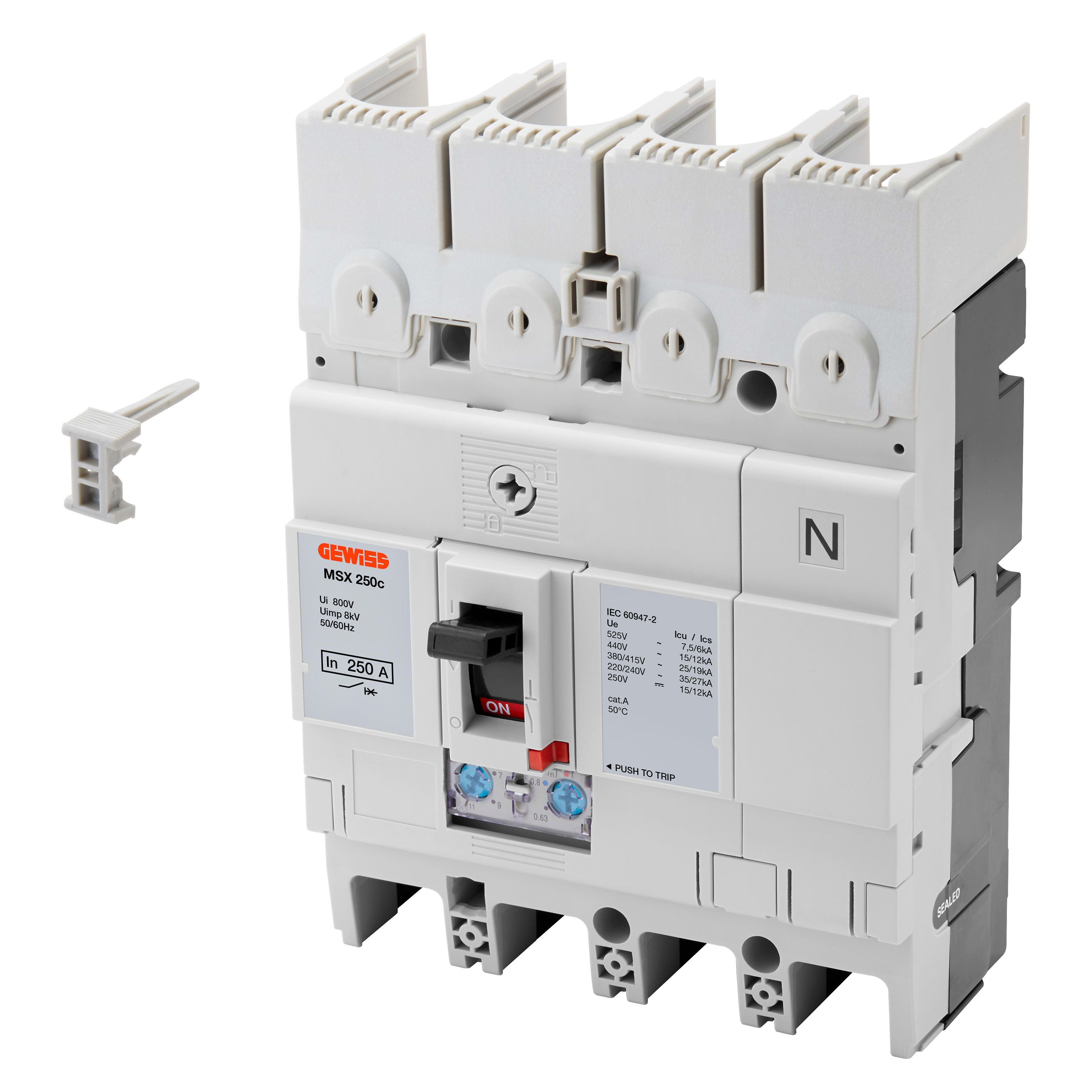 GEWISS - GEWGWD8863 SIGILLO COPRITERMINALI MSX/D/E/M125-630