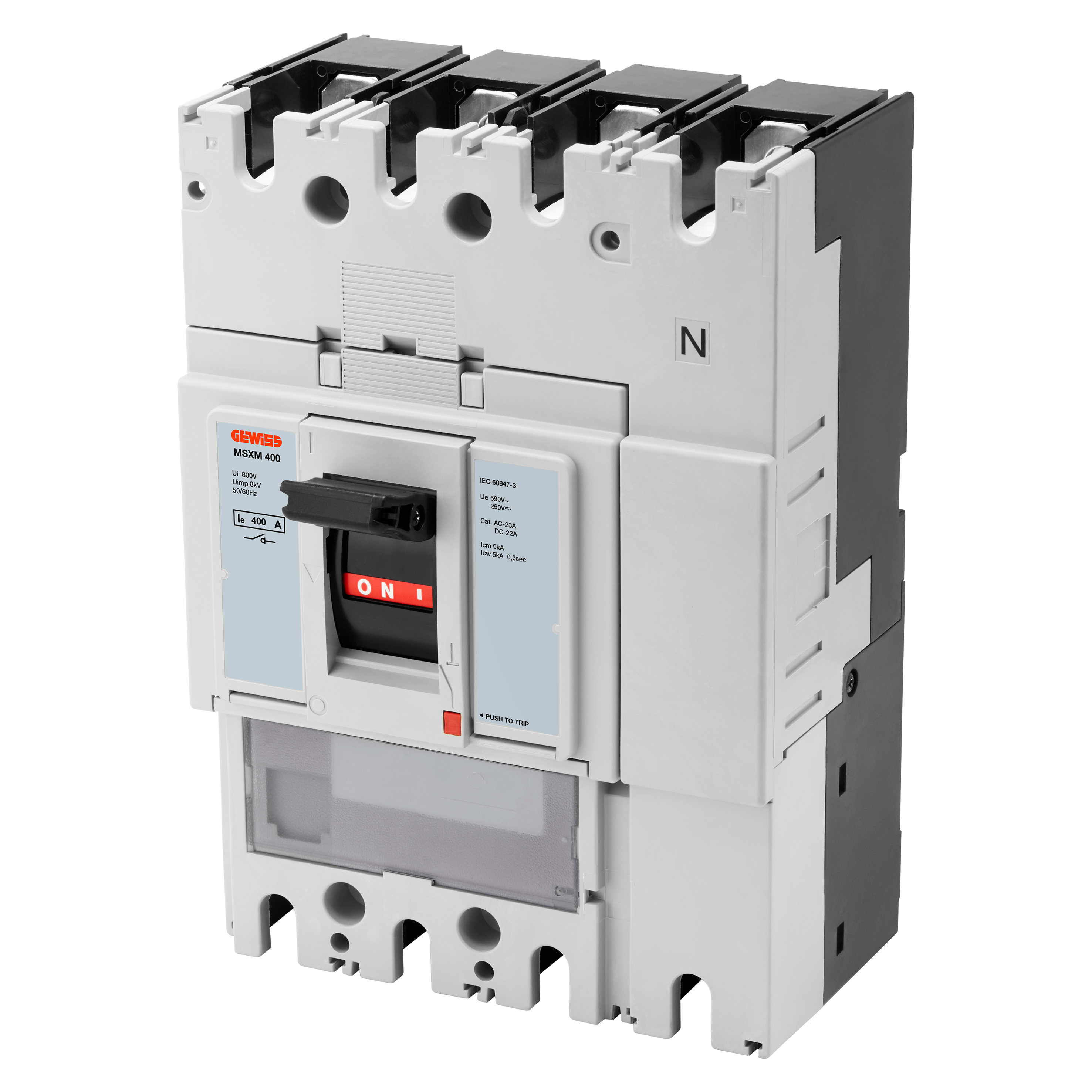 GEWISS - GEWGWD9446 MSXM 400 4P 400A TERM.FC