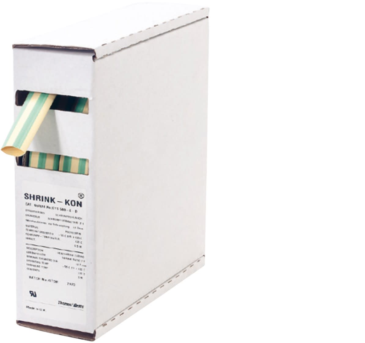 ABB SPA - ABBGYS187-E-D SHRINK-KON GYS 3:1 D4,8 BOX 9,5M GN/YE