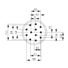 WEIDMULLER - WEI1224150000 SAI-M23-BE-12-F