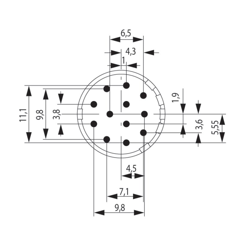 WEIDMULLER - WEI1224150000 SAI-M23-BE-12-F