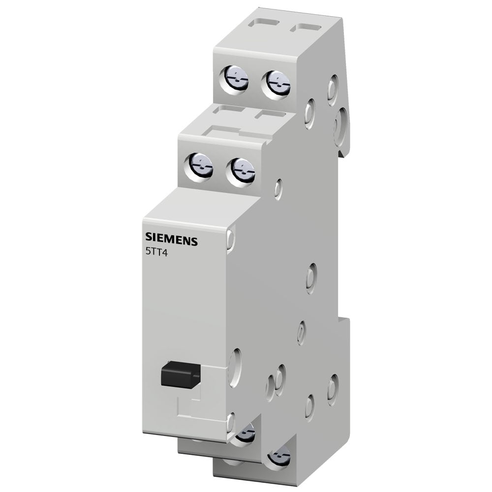 SIEMENS - SIE5TT41212 Interruttore con comando a distanza con 1 contatto NO, con funzione ON-OFF centrale, contatto per AC 230 V