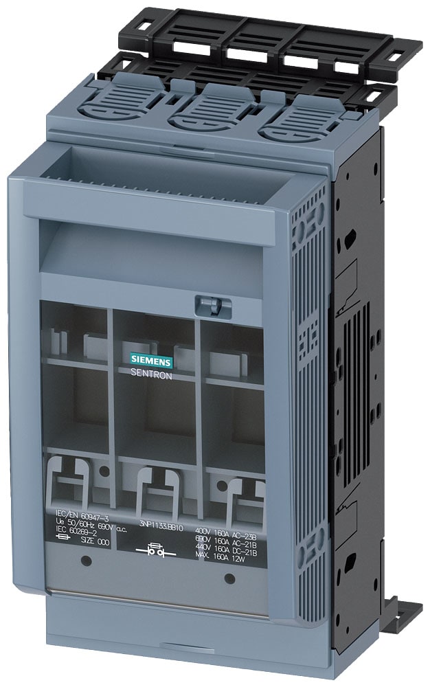 SIEMENS - SIE3NP11331BB10 SEZ.FUS.NH00 160A 40MM INC.32/70MM AL.SB