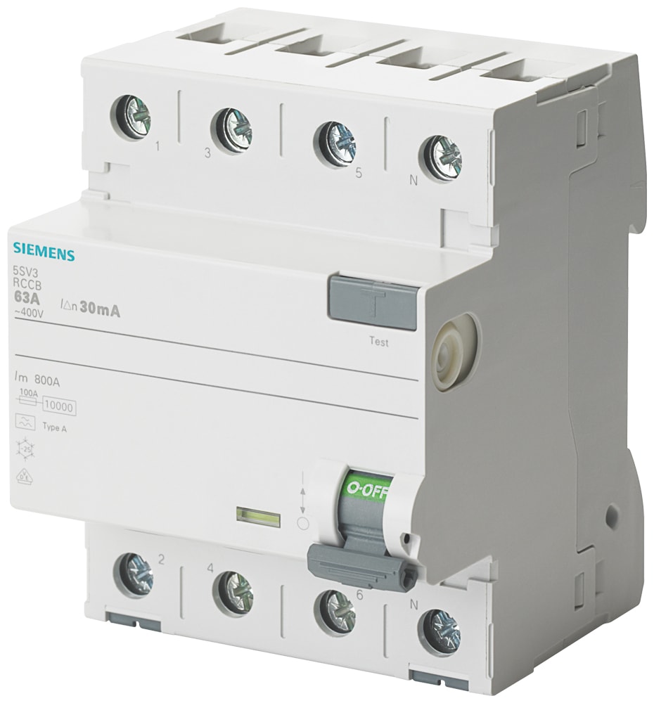 SIEMENS - SIE5SV36448 DIFF 4P 40A 0,3A TIPO A K SEL