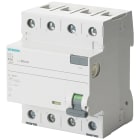 SIEMENS - SIE5SV36466 Interruttore differenziale, a 4 poli, tipo A, In: 63 A, 300 mA, Un AC: 400 V