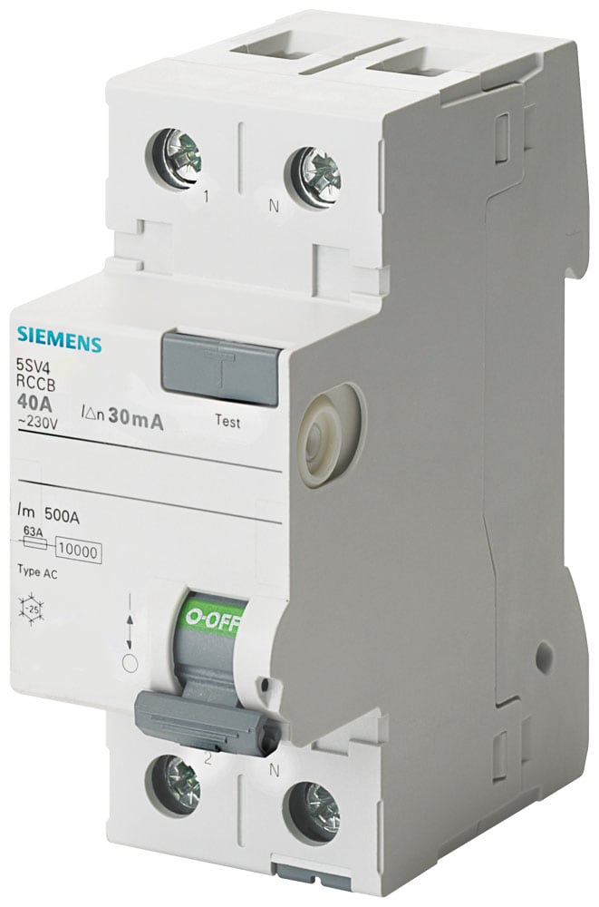 SIEMENS - SIE5SV44120 DIFF. 2P 25A 0,1A TIPO AC
