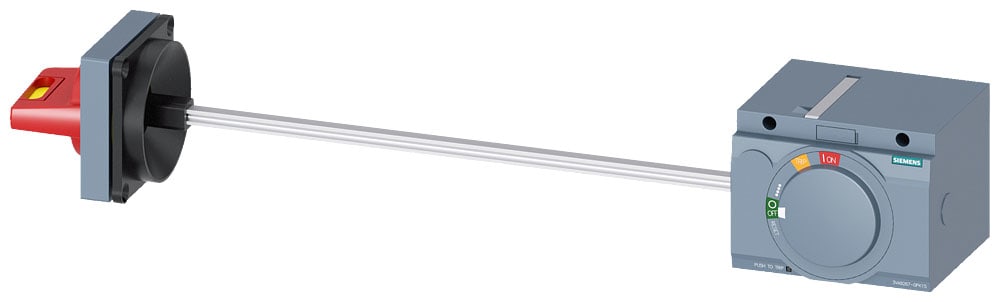 SIEMENS - SIE3VA92670PK15 Comando rotativo laterale OFF di emergenza IEC IP65, accessorio per: 3VA2 100/160/250