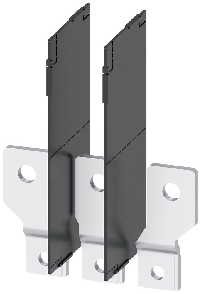 SIEMENS - SIE3VA92630QC00 Attacchi a sbarra anteriori divaricati, 3 pezzi, accessori per: 3VA2100/160/250