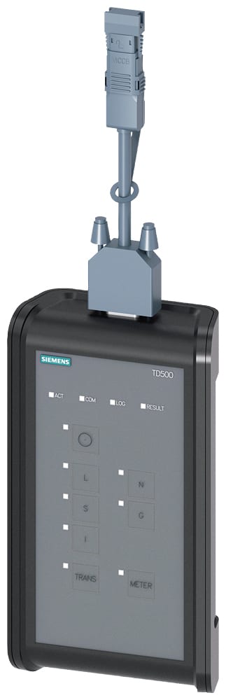 SIEMENS - SIE3VA99870MB10 Dispositivo di prova TD500 incl. 2 cavi di collegamento PC-TD500, 3VA-TD500, alimentatore da rete esterno