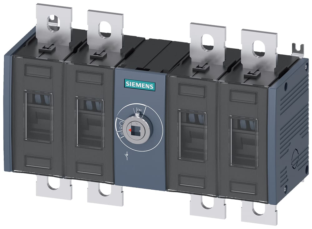 SIEMENS - SIE3KD40400PE200 Sezionatore sottocarico 315 A grand. costr. 3, a 4 poli, comando frontale centrale, apparecchio di base