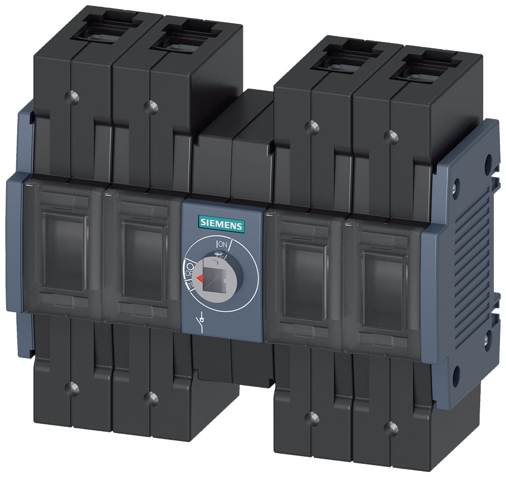 SIEMENS - SIE3KD32402NE200 Sezionatore sottocarico 125 A grand. costr. 2, a 4 poli, comando frontale centrale, apparecchio di base