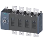 SIEMENS - SIE3KD48400QE100 Sezionatore sottocarico 800 A, grand. costr. 4, a 4 poli, comando frontale a sinistra, apparecchio di base