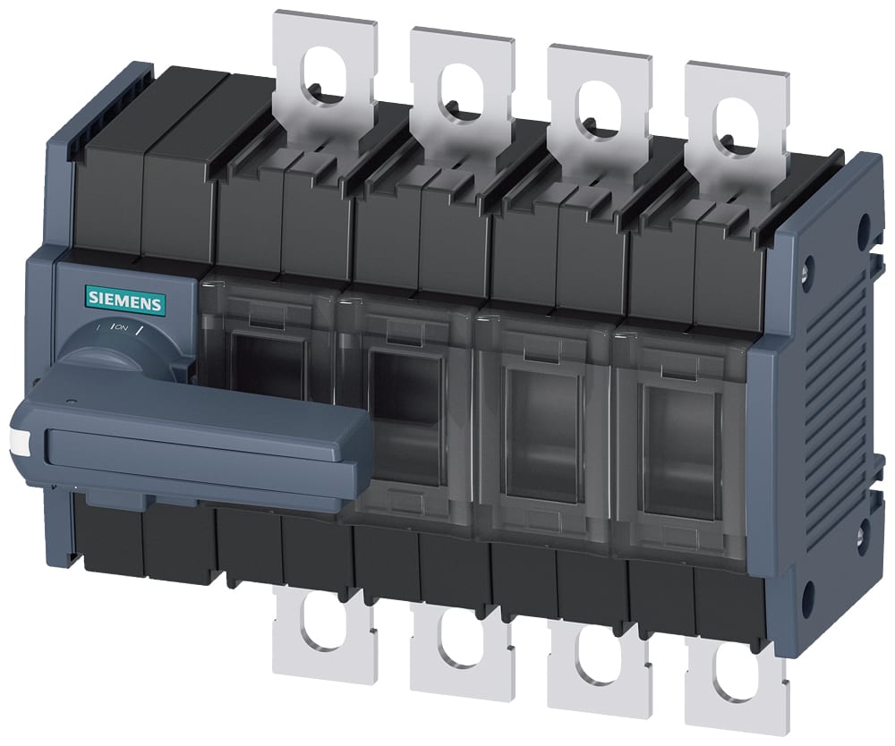 SIEMENS - SIE3KD32420NE100 Sezionatore sottocarico 125 A grand. costr. 2, a 4 poli, comando frontale a sinistra, apparecchio completo