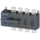 SIEMENS - SIE3KD52420RE100 Sezionatore sottocarico 1250 A, grand. costr. 5, a 4 poli, comando frontale a sinistra, apparecchio completo