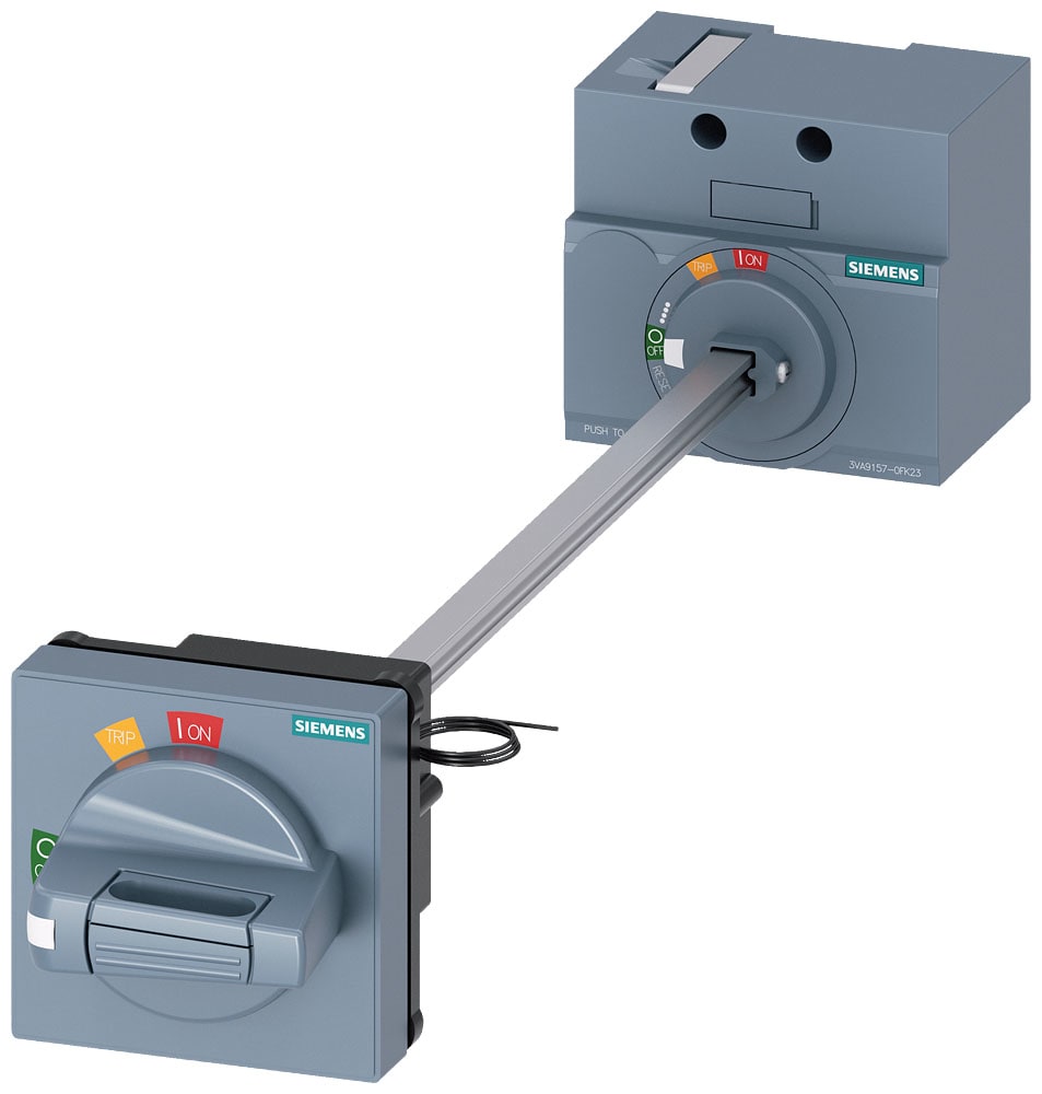 SIEMENS - SIE3VA91570FK23 Comando rotativo bloccoporta standard IEC IP65 con interblocco porta con kit di illuminazione