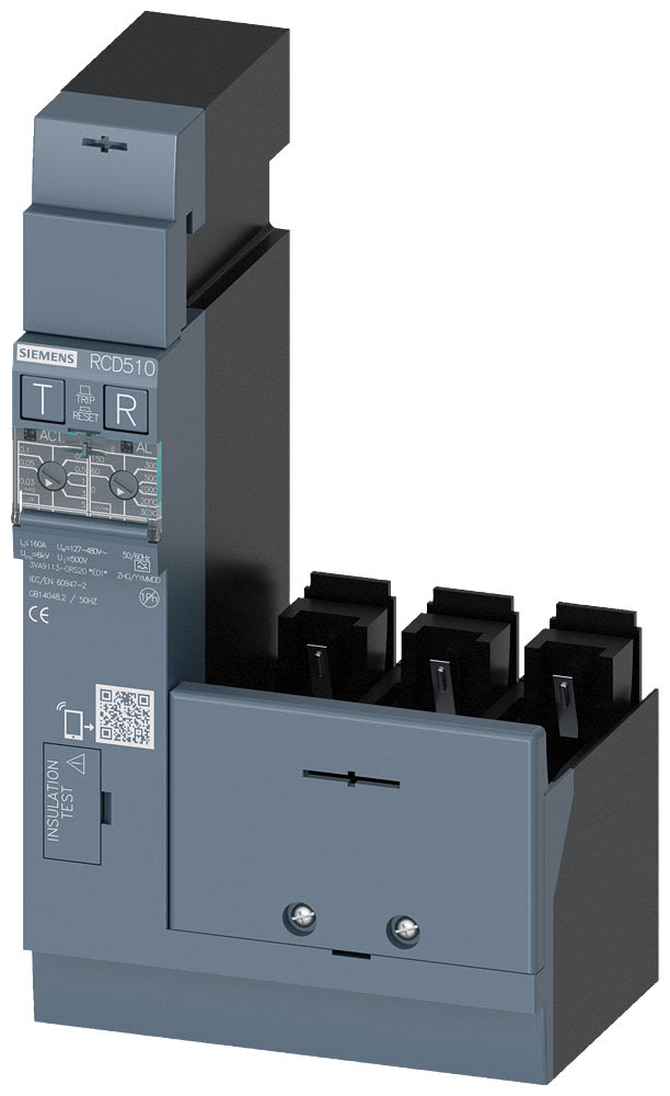 SIEMENS - SIE3VA91130RS20 Dispositivo differenziale RCD510 Basic RCD tipo A montato lateralmente