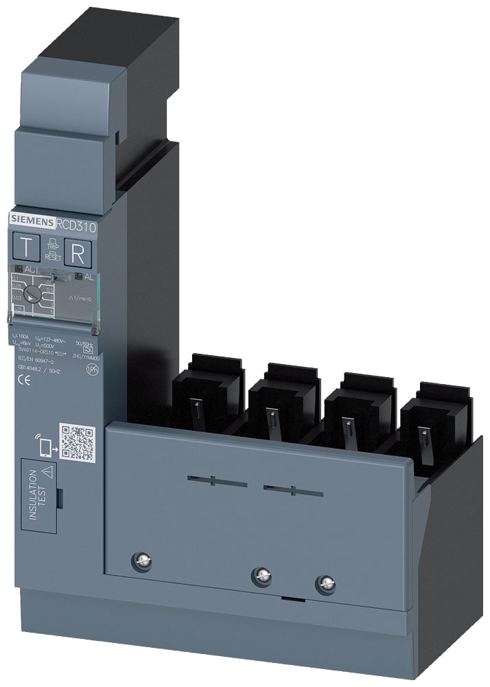 SIEMENS - SIE3VA91140RS10 Dispositivo differenziale RCD310 Basic RCD tipo A montato lateralmente