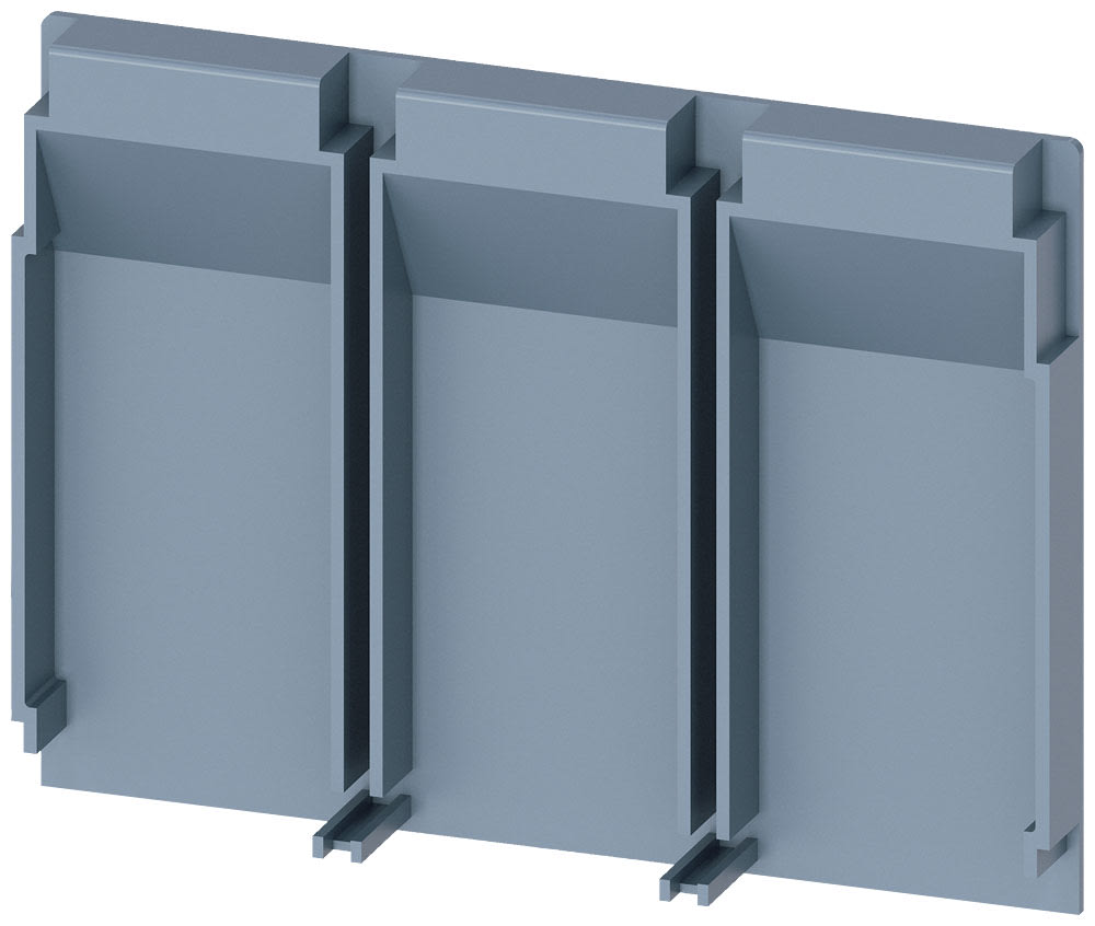 SIEMENS - SIE3VA91110WJ30 Piastra disolamento allungata, a 3 poli, 1 pezzo, accessorio per: 3VA1 100/160