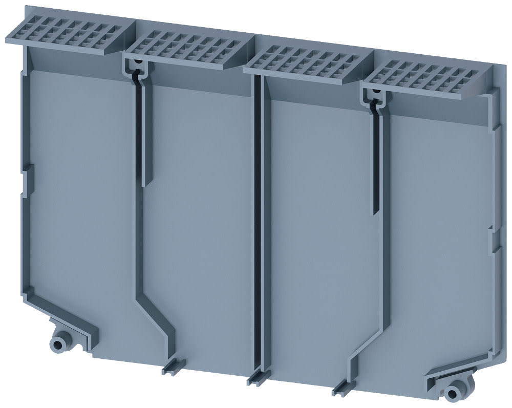 SIEMENS - SIE3VA91110WK40 Piastra disolamento divaricata, a 4 poli, 1 pezzo, accessorio per: 3VA1 100/160