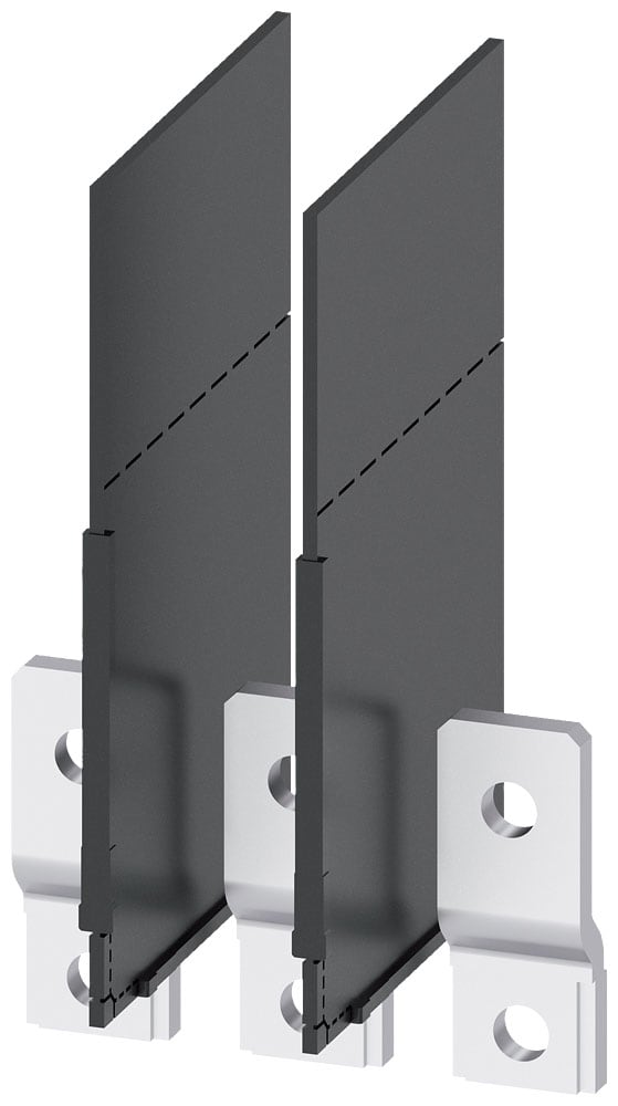 SIEMENS - SIE3VA91530QB00 Attacchi a sbarra allungati anteriori, 3 pezzi, accessori per: 3VA1 100/160