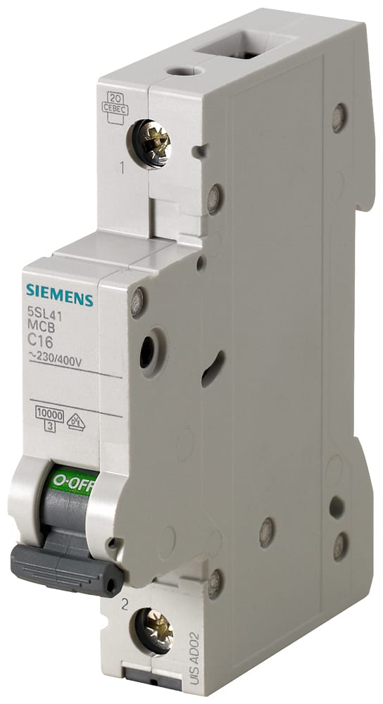 SIEMENS - SIE5SL41108 Interruttore magnetotermico 230/400 V 10 kA, a 1 polo, D, 10 A