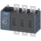 SIEMENS - SIE3KD38340PE100 Sezionatore sottocarico 250 A grand. costr. 3, a 3 poli, comando laterale a sinistra, apparecchio di base