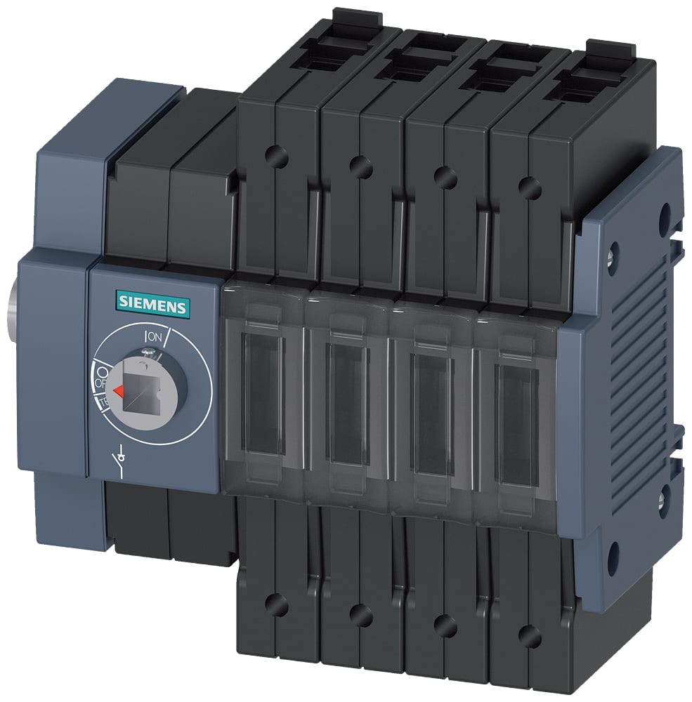 SIEMENS - SIE3KD26442ME100 Sezionatore sottocarico 63 A, grand. costr. 1, a 4 poli, comando laterale a sinistra, apparecchio di base