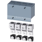 SIEMENS - SIE3VA92140JJ13 Morsetto di collegamento per conduttore tondo, grande, 4 pezzi, accessorio per: 3VA1 250