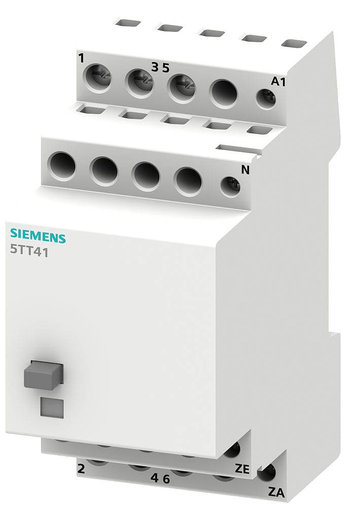 SIEMENS - SIE5TT41230 Interruttore con comando a distanza con 3 contatti NO con funzione ON-OFF centrale, contatto per AC 230 V