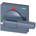 SIEMENS - SIE8UD18412AF01 Operatore con mostrina frontale standard, dimensioni 100 x 100, per albero 8 x 8 Test-0-I