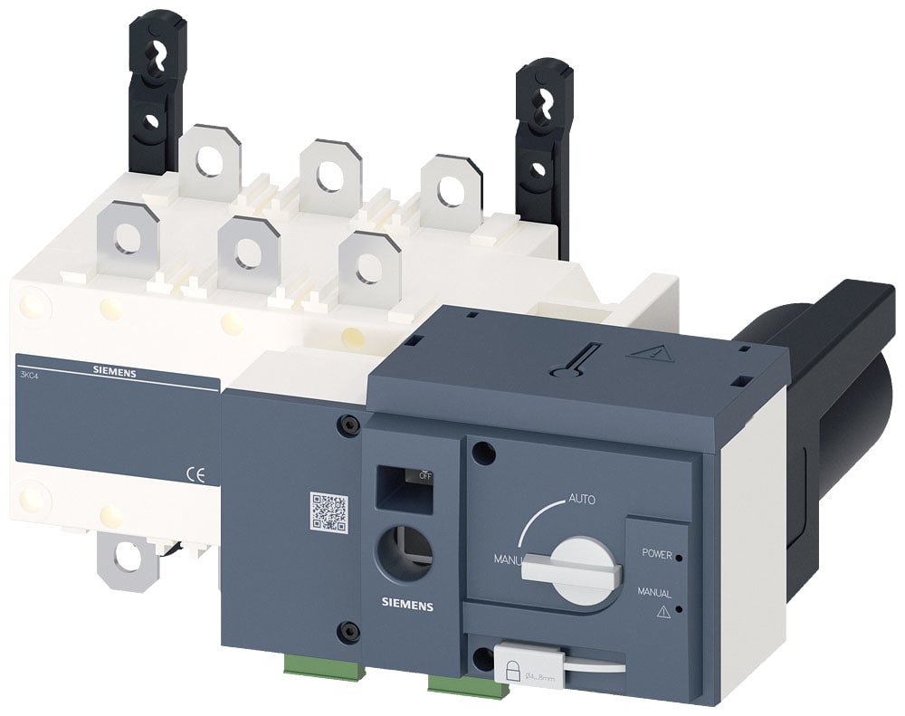 SIEMENS - SIE3KC43380CA210AA3 SENTRON, commutatore di rete 3KC, con comando a distanza, RTSE, a 3 poli, Iu: 250 A