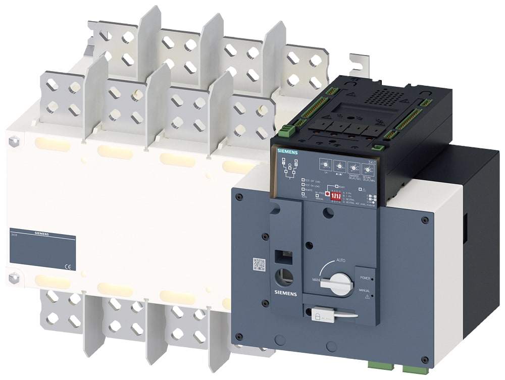 SIEMENS - SIE3KC84520GA220GA3 SENTRON, ATE, commutatore di rete 3KC, automatico, ATSE, a 4 poli, Iu: 1250 A