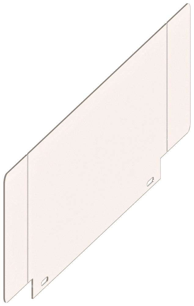 SIEMENS - SIE3KC98284 Accessori per 3KC4, 3KC8, piastra di protezione morsetti per lato superiore e lato inferiore, per a 4 poli