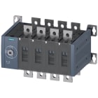 SIEMENS - SIE3KC04460QE000AA0 SENTRON, commutatore di rete 3KC, con comando manuale, MTSE, grandezza costruttiva: 4, a 4 poli, Iu: 630 A