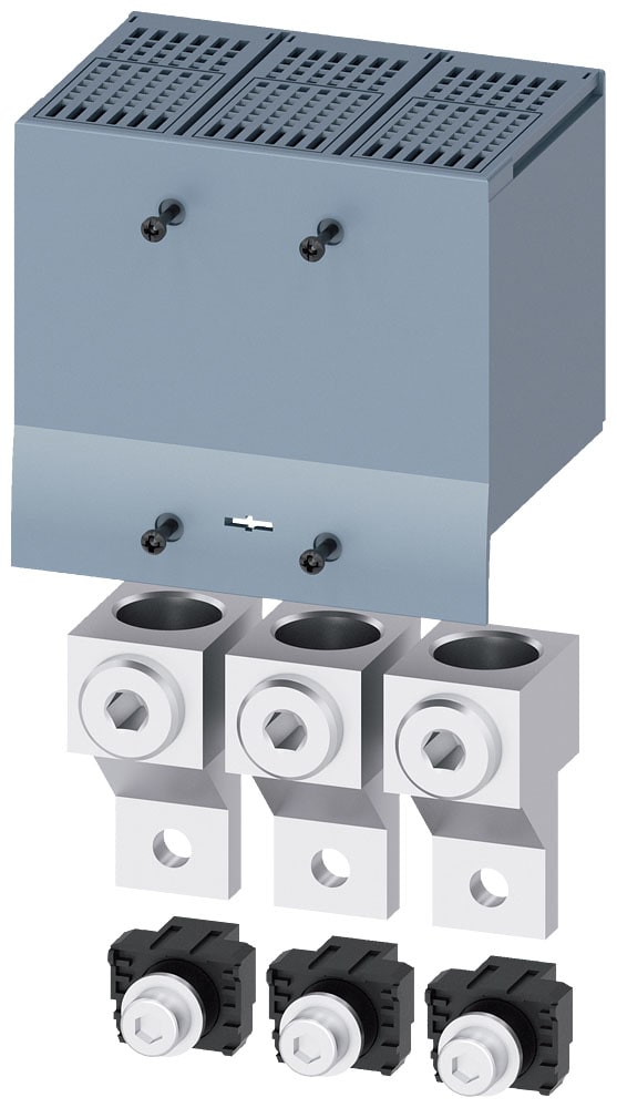 SIEMENS - SIE3VA92430JJ13 Morsetto per conduttori tondi, grande, 3 pezzi, accessori per: 3VA6 150/250