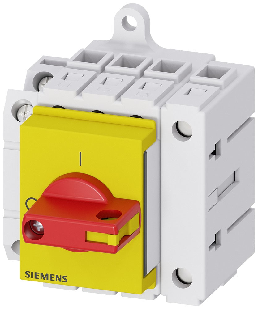SIEMENS - SIE3LD34301TL13 Sezionatore sottocarico 3LD3, Iu 63 A interruttore principale a 3 poli + N