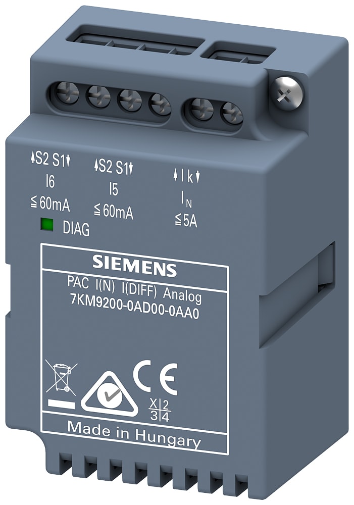 SIEMENS - SIE7KM92000AD000AA0 MODULO AGGIUNTIVO ANALOG I(N) I(DIFF)