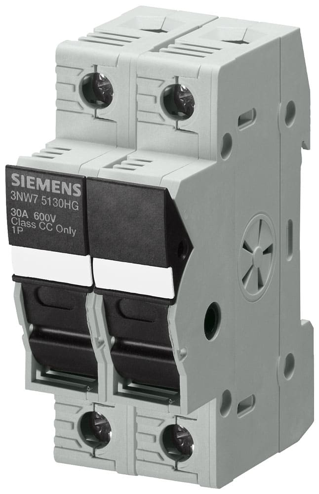 SIEMENS - SIE3NW75230HG BASE 2P SEZ.XFUS.10X38 CC 30A 600VCA 2UM