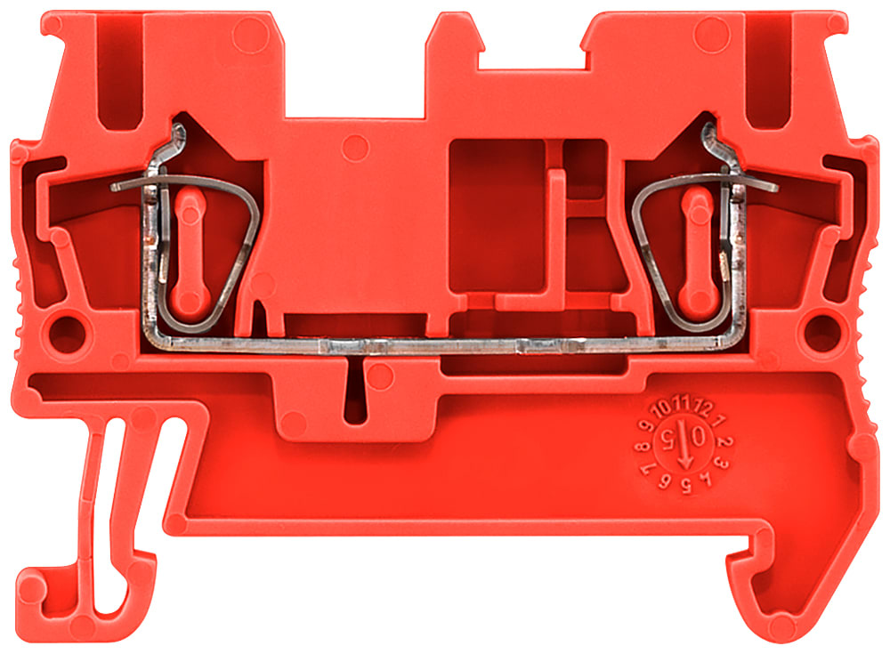 SIEMENS - SIE8WH20000AF02 Morsetto passante con collegamento a molla, sezione: 2,5 mm², larghezza: 5,2 mm