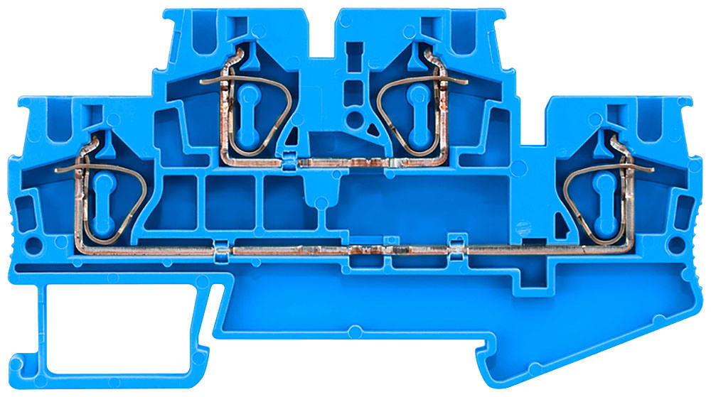 SIEMENS - SIE8WH20200AG01 MORSETTO A MOLLA A 2 LIV. 4MMQ, BLU