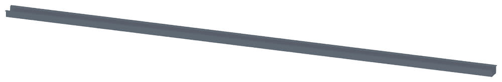 SIEMENS - SIE8MF15002HS SIVACON, guida DIN, Lu: 1000 mm, A: 7,5 mm, zincata