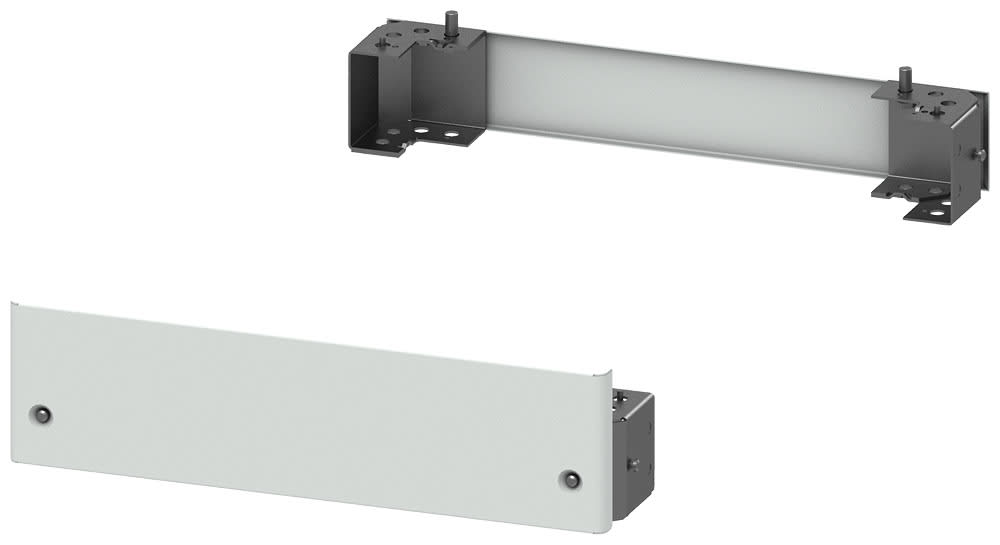 SIEMENS - SIE8MF10602CS SIVACON, zoccolo per quadri con porta frontale, A: 100mm, La: 600mm, RAL 7035