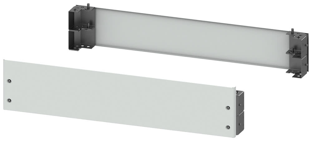 SIEMENS - SIE8MF12202CS SIVACON, zoccolo per quadri con porta frontale, A: 200mm, La: 1200mm, RAL 7035