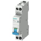 SIEMENS - SIE5SY17162 Interruttore di protezione apparecchi a 1 polo con blocchetto di contatti ausiliari, contatto NO, caratteristica F1, 16 A