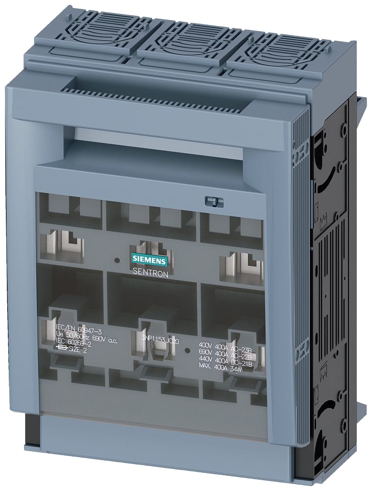 SIEMENS - SIE3NP11531JC20 SEZ.FUS.NH2 400A 60MM RITTAL ALL.MORS.