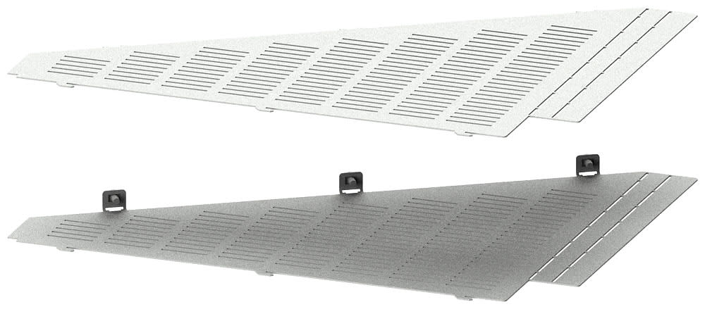 SIEMENS - SIE8PQ50003BA64 Copertura segmento segregazione posteriore, La: 800 mm, 1 set=2 pezzi